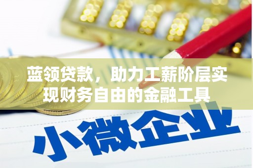 洪湖蓝领贷款，助力工薪阶层实现财务自由的金融工具