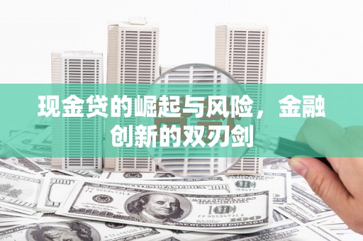 洪湖现金贷的崛起与风险，金融创新的双刃剑
