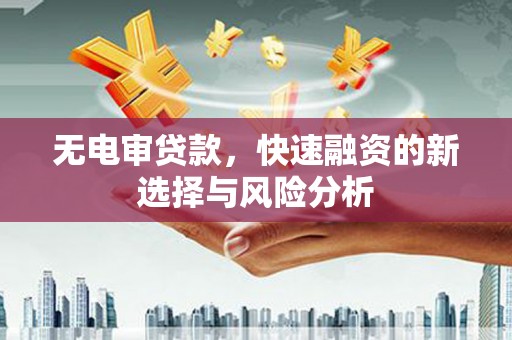 洪湖无电审贷款，快速融资的新选择与风险分析