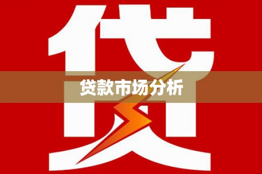 洪湖贷款市场分析