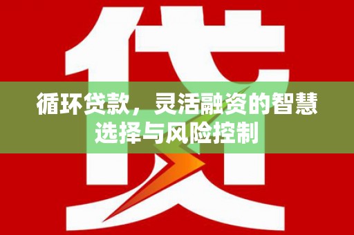 洪湖循环贷款，灵活融资的智慧选择与风险控制