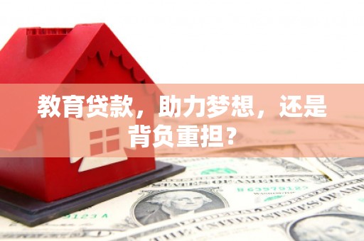洪湖教育贷款，助力梦想，还是背负重担？