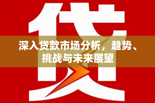 洪湖深入贷款市场分析，趋势、挑战与未来展望