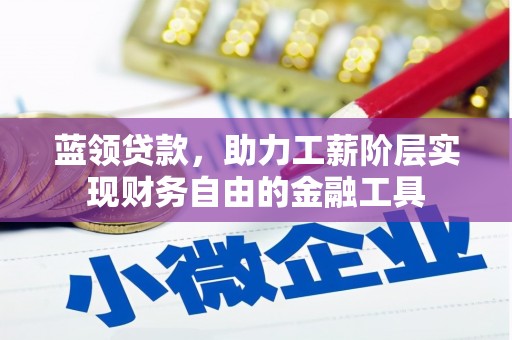 洪湖蓝领贷款，助力工薪阶层实现财务自由的金融工具