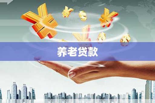 洪湖养老贷款