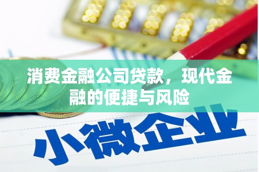 洪湖消费金融公司贷款，现代金融的便捷与风险